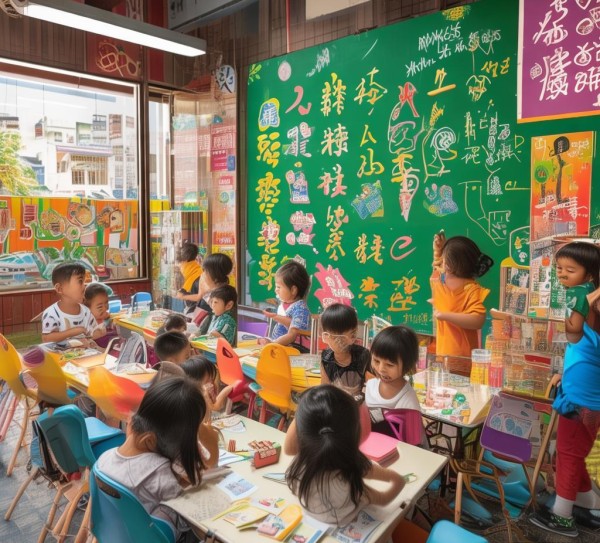 聚玩街广告宣传中的语文教学案例
