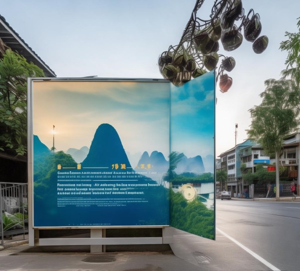 广西壮族自治区桂林市户外广告发展战略,助力乡村振兴与经济发展