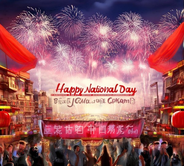 庆祝国庆，共筑中国梦—广告公司国庆宣传背景图
