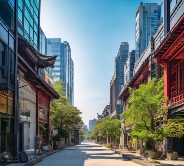 软件，合肥无广告街区，数字技术与传统保留的和谐共生