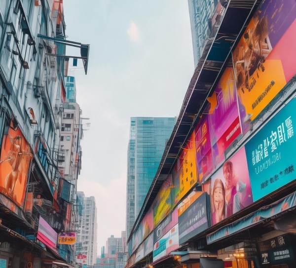 户外广告设计,历城区的独特视角与城市生活