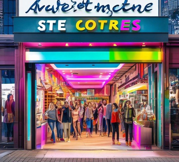 广告店案例宣传图片模板