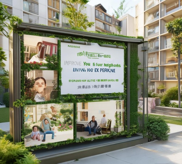 小区广告位规划,Improve Your Neighbors’Living Experience