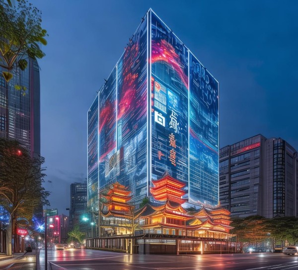 宁波市户外广告牌,城市文化与现代科技的融合