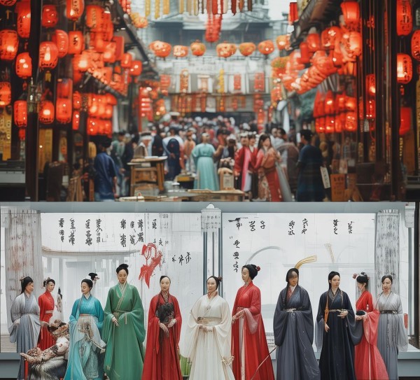 视觉汉服广告,品牌意图与情感共鸣完美结合