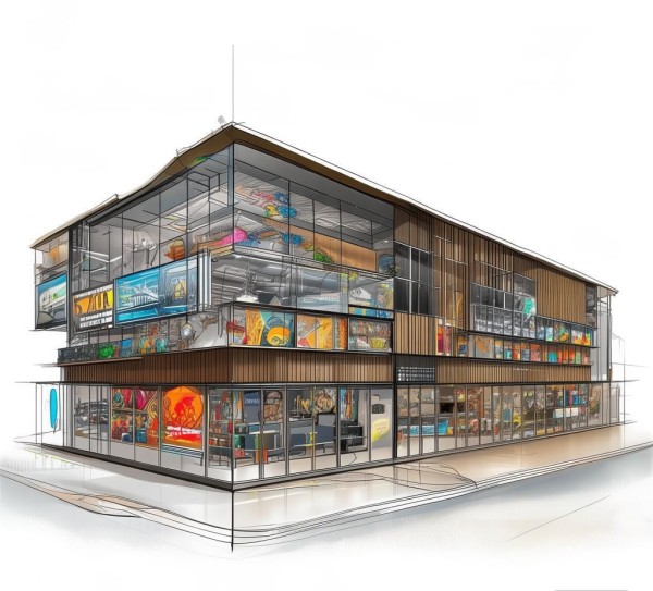 广告店的设计图纸，从创意到品牌，广告店设计的艺术与价值