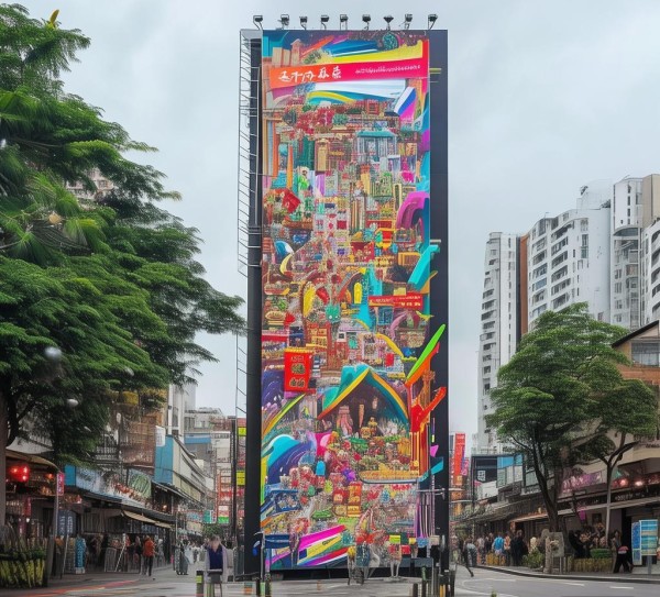 福建落地广告牌设计,故事与活力