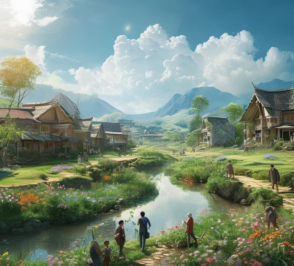 乡村振兴的美好图景,设计与传递