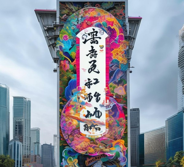 江庄辉煌广告牌,艺术与设计的完美结合,成为艺术盛宴