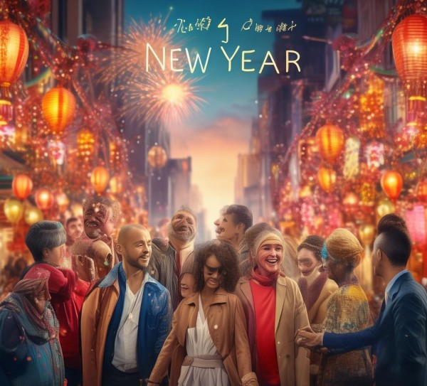 新年创意广告，温暖与希望的力量