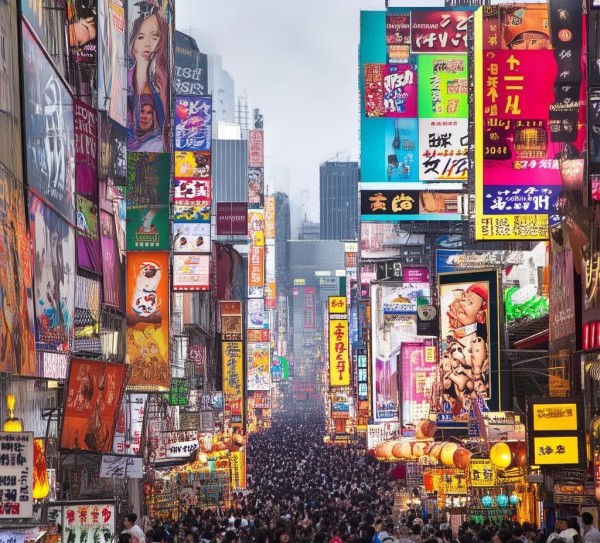 游街广告宣传，一场视觉盛宴与商业机会的交织