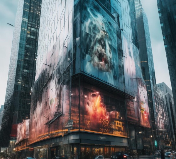 空洞广告，city 中的无意义 advertising