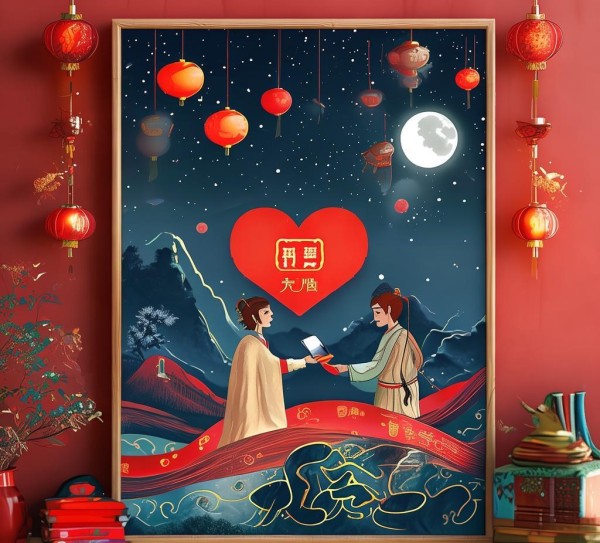 七夕广告宣传短文案例,传递传统文化,弘扬节日氛围