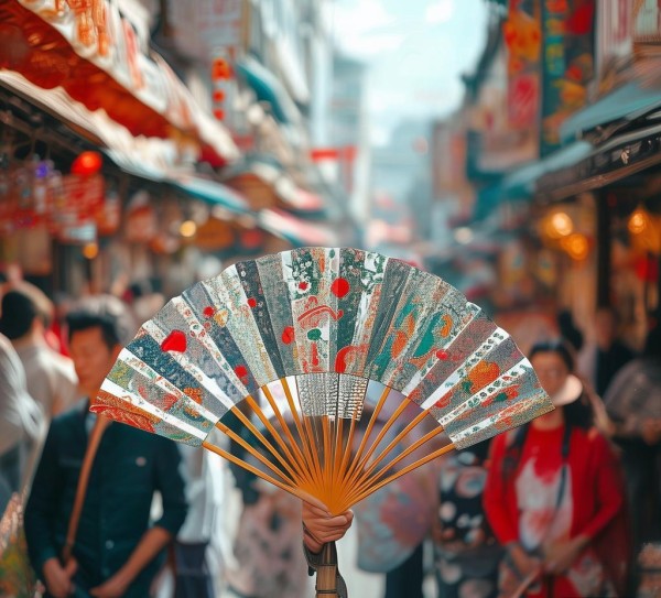 扇子广告，传递爱与关怀的扇子文化