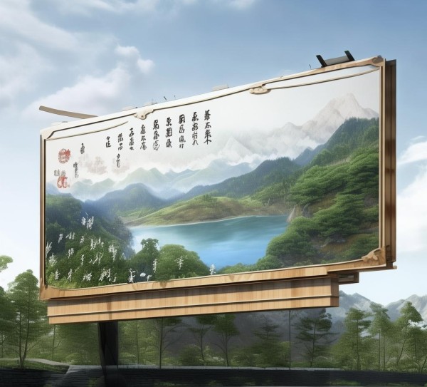 山庄自然风光宣传牌设计与实践，主题公园与自然保护区解决方案