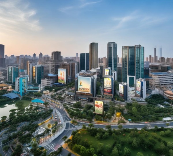 解读青岛十条路户外广告规划，城市生态的璀璨绽放