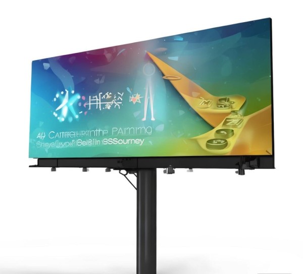 职业生涯规划广告招牌，创意设计与成功之路