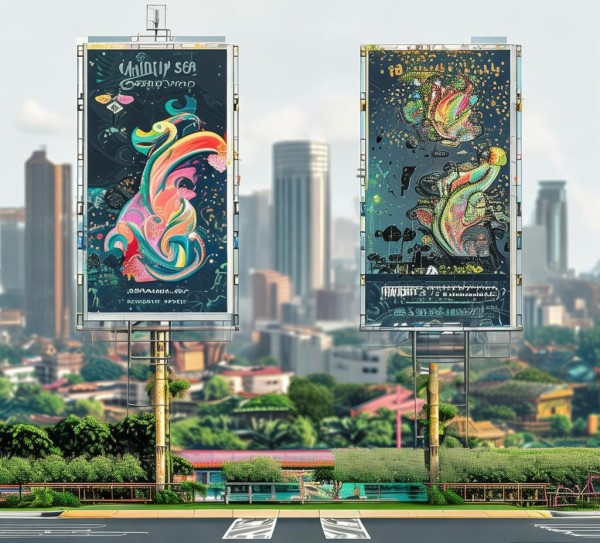 打造社区文化氛围,打造广告布点设计图,提升城市文化景观