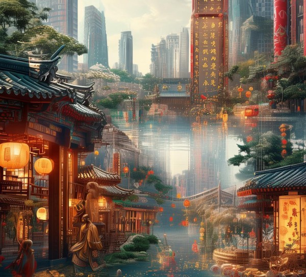 国风广告,传统文化与现代融合的视觉盛宴