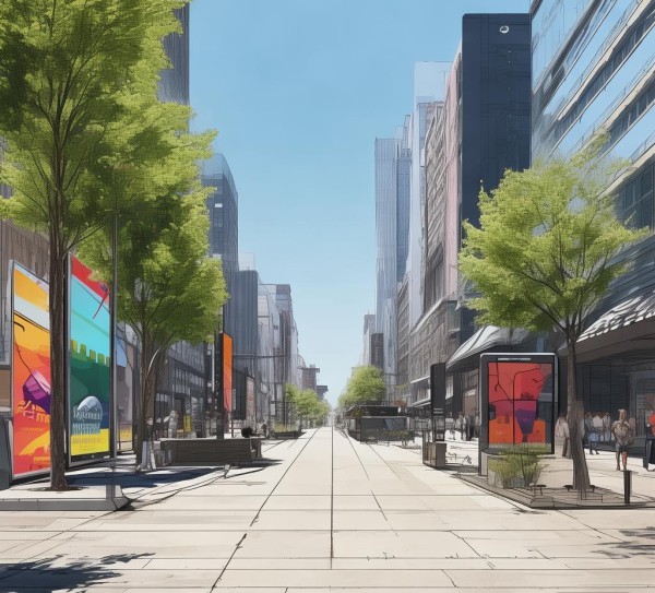 街区户外广告规划图,助力城市活力与和谐