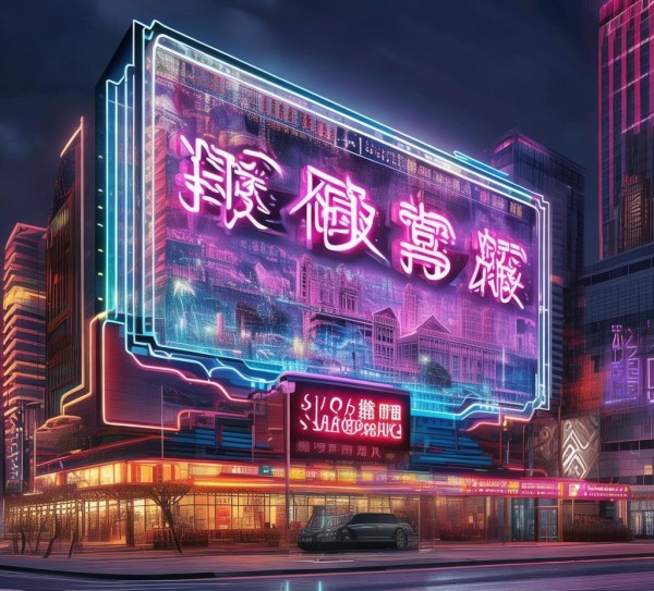邵阳地标广告牌，城市记忆与数字时代的新载体