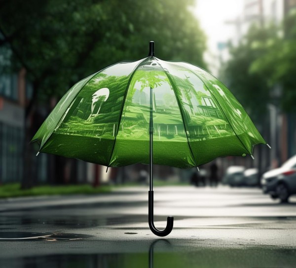 雨伞广告,助力城市环保的绿色启示