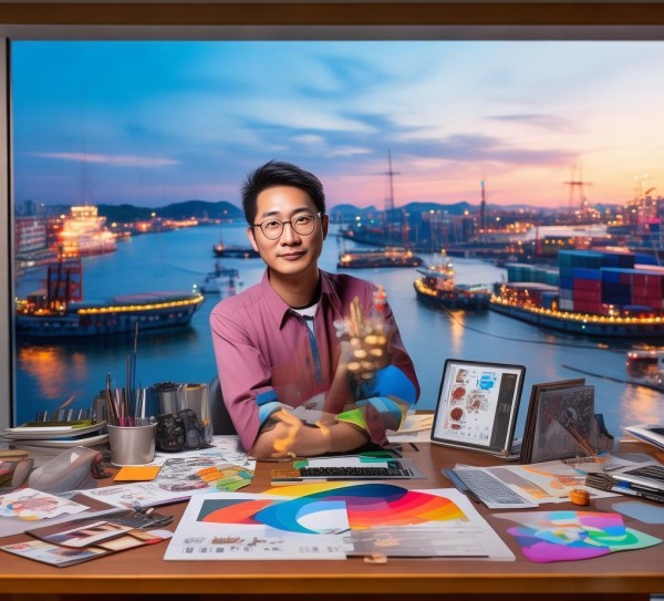 舟山广告设计者,港口城市的视觉与活力