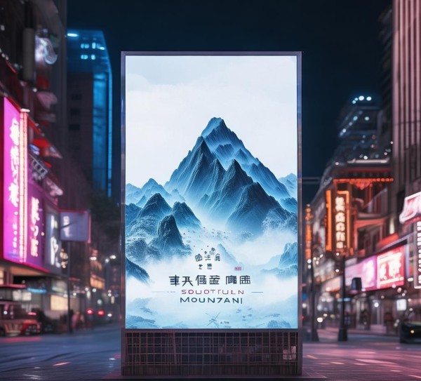 灵山广告，文化与商业的完美结合