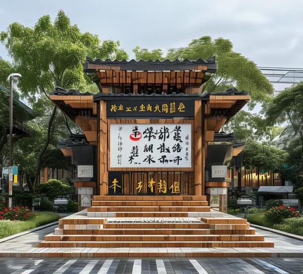 湖北公园地标广告牌规划,助力城市文化品牌建设