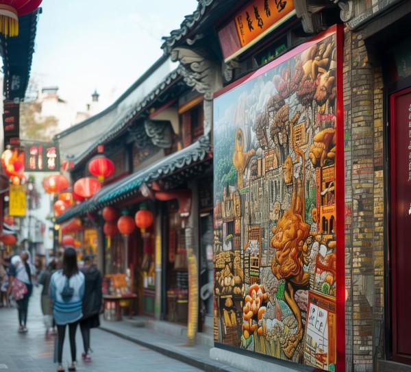 莱芜户外广告与文化传承的融合之旅，莱芜的创新与传承