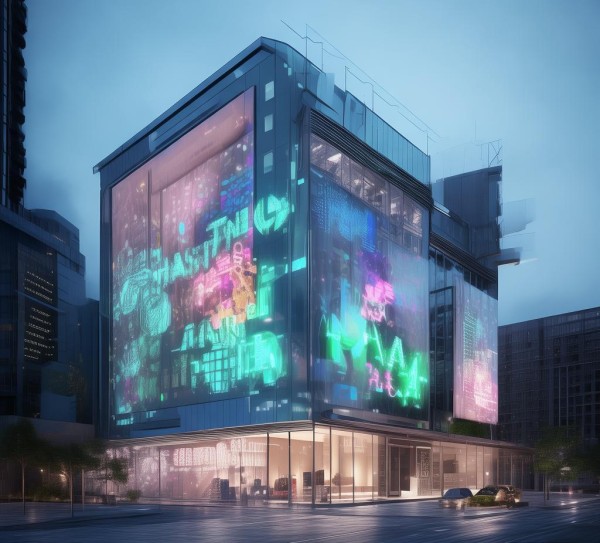 融合科技,优化城市空间,楼体发光字广告牌规划与应用案例研究