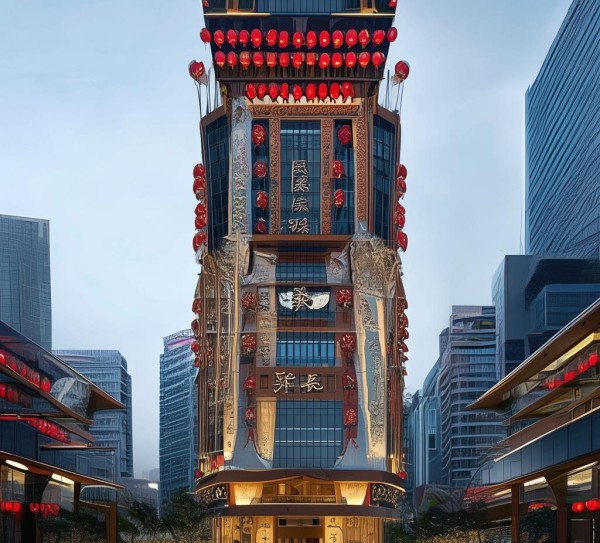 舟山楼体广告规划设计院，传统与现代的完美融合