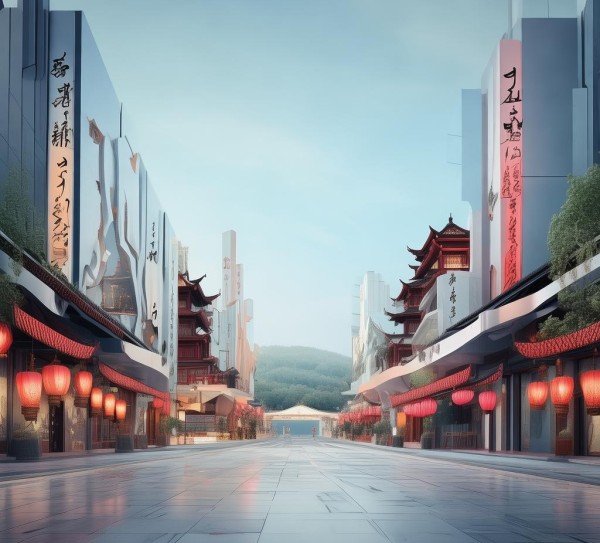 杭州社区广告设计图,现代与传统的完美融合