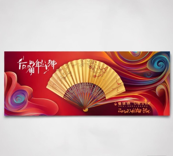 扇子广告设计,如何规划出吸引人的视觉效果