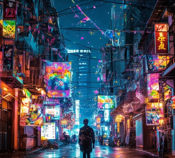 上海广告灯光,设计师的灵感之旅