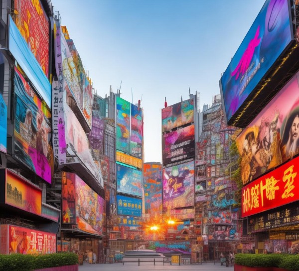 晋中广告园区，一场视觉盛宴
