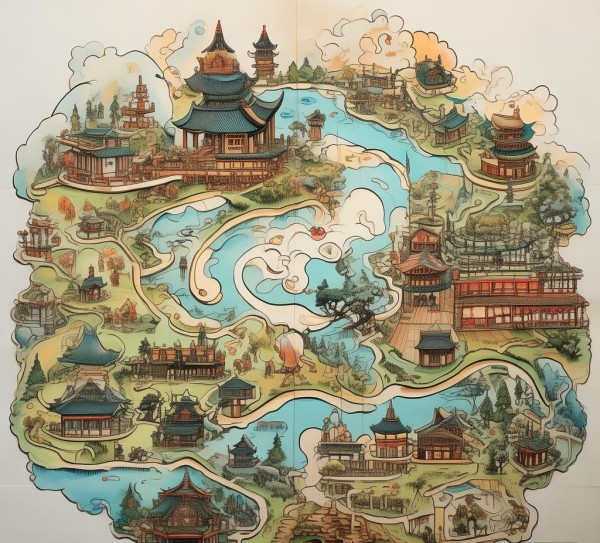父亲的孝感规划图,文化艺术的对话