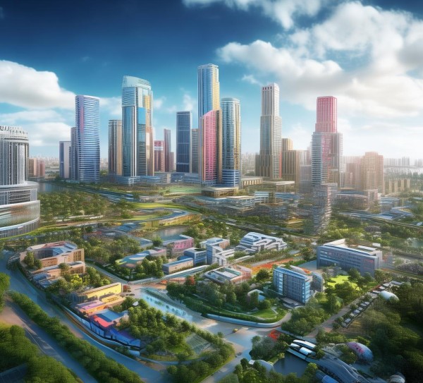 地产未来，城市未来图景的视觉盛宴