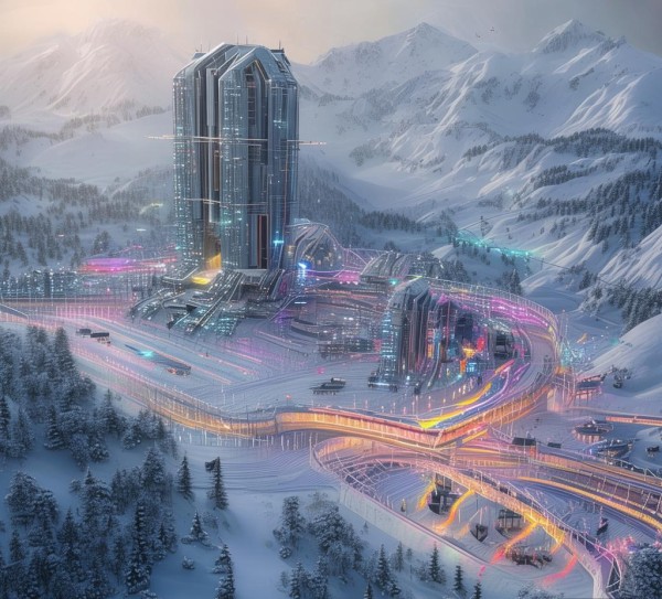 滑雪场,立体的未来