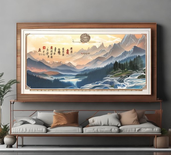 山庄广告牌的设计图,提升山庄文化氛围的视觉载体
