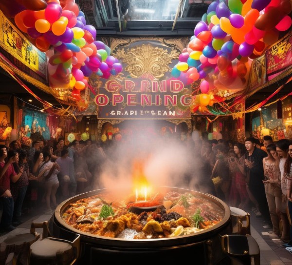 火锅火锅火锅火锅!开业庆典,视觉盛宴,火锅太香了!