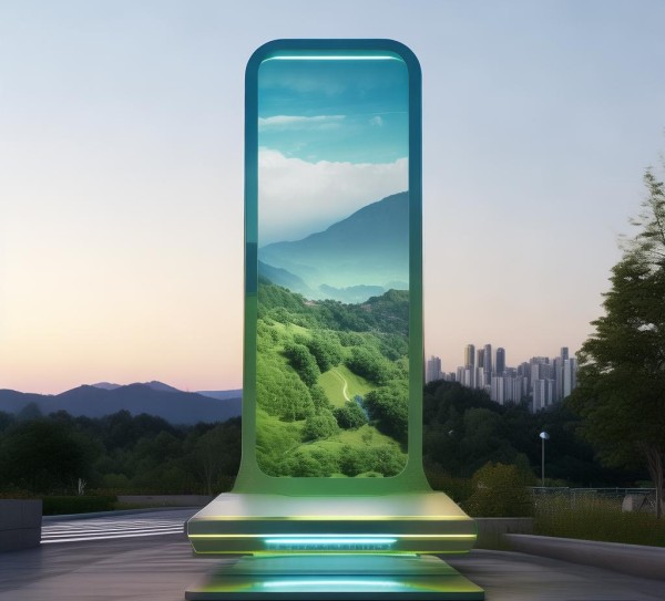 景区广告牌设计,自然与城市相融合的美学奇观