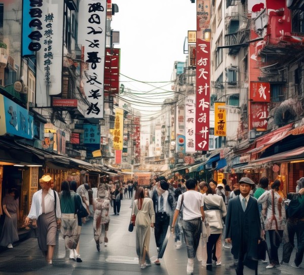 街景与商铺广告，设计的艺术与智慧