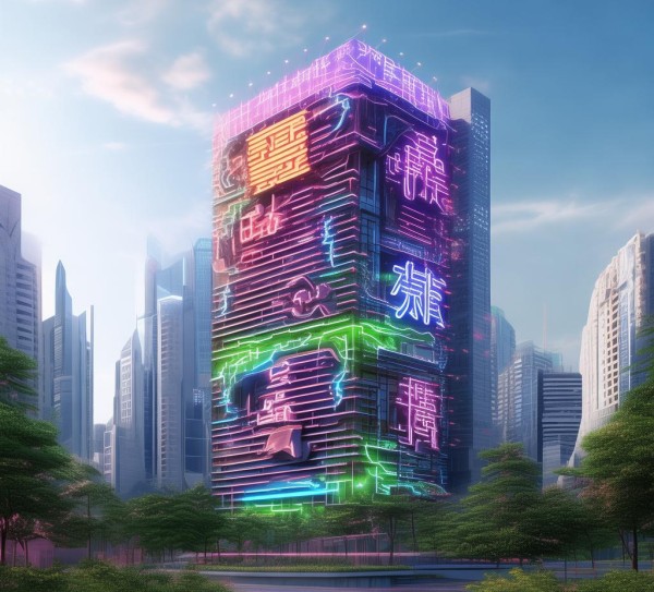 江庄，一个未来之城的广告牌设计