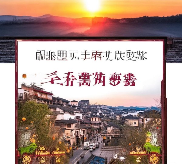 传承文明 深化发展,乡镇规划设计广告标语