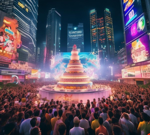 广州周年庆广告图景中的璀璨篇章