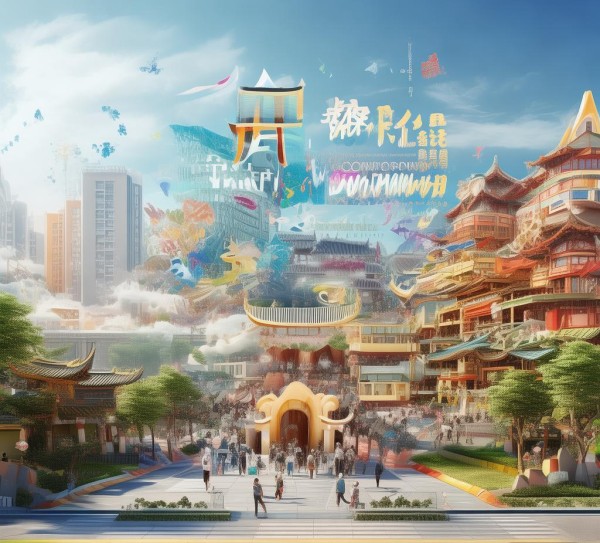 文华社区广告设计图,创意与实践