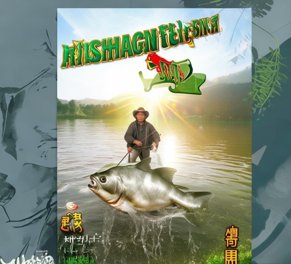钓青鱼广告公司宣传海报