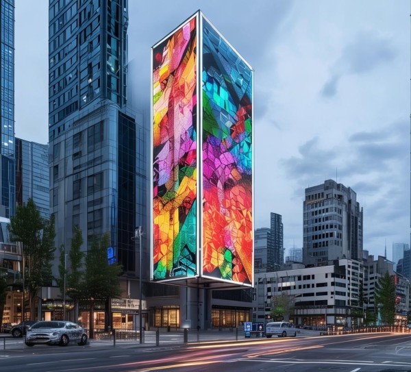 落地广告牌，城市与设计的完美结合