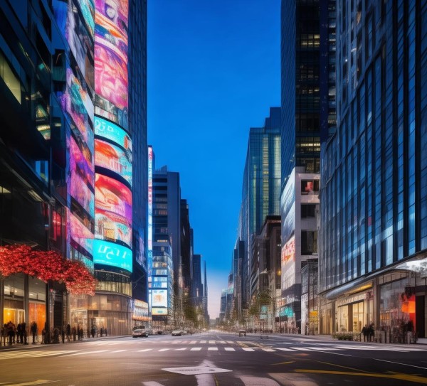 智慧城市，城市广告夜景的智慧照明规划——提升视觉效果和用户体验